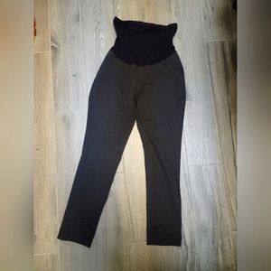 Motherhood Large dark gray Pants with secret belly panel. New without tags